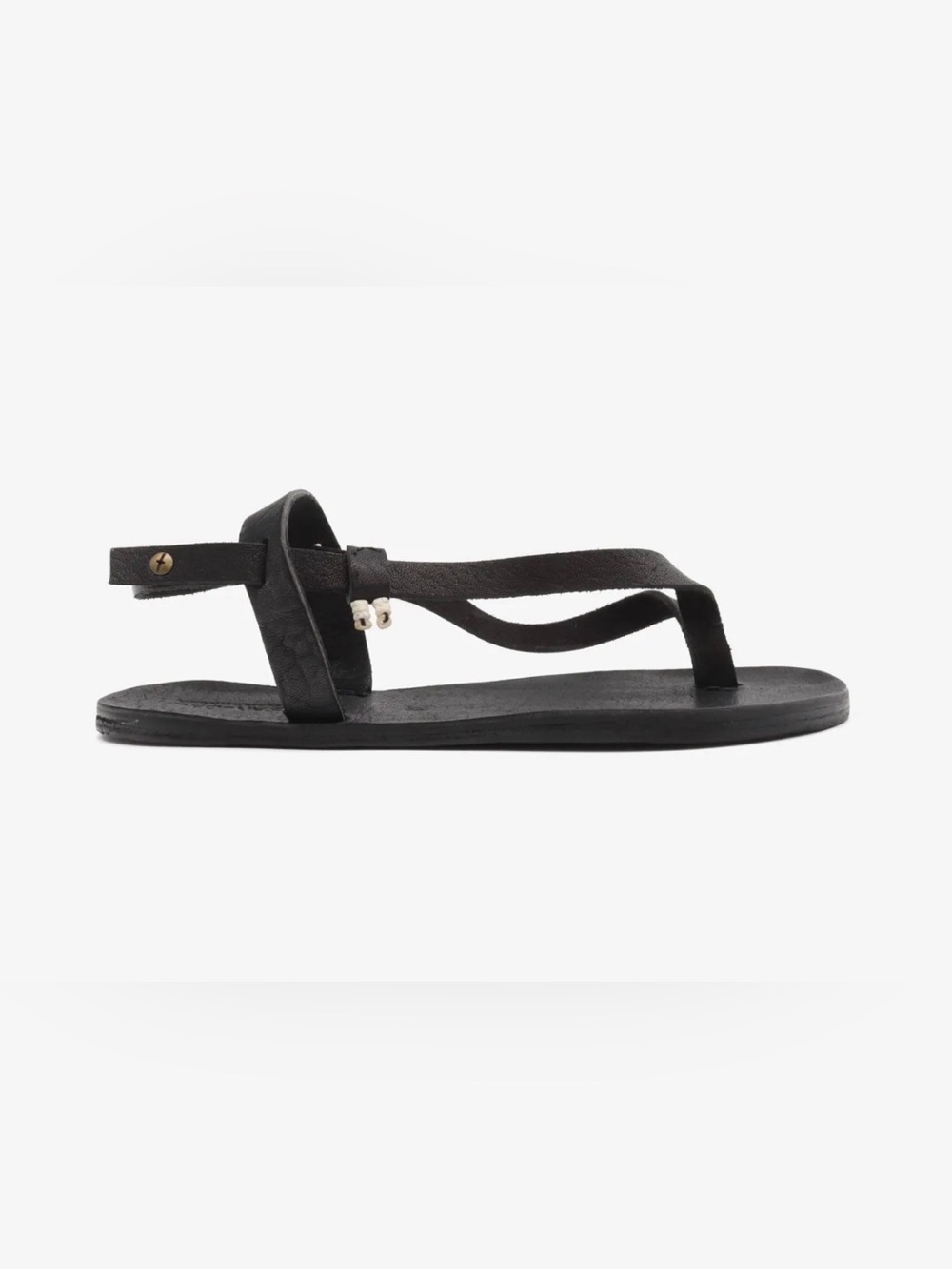 Revivo San Sandals handmade black minimalist 42